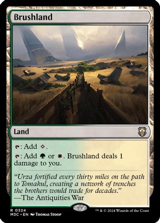 Brushland (Ripple Foil) [Modern Horizons 3 Commander]-1