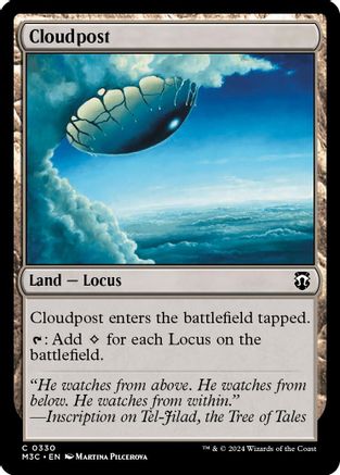 Cloudpost (Ripple Foil) (M3C-330) - Modern Horizons 3 Commander Foil-1