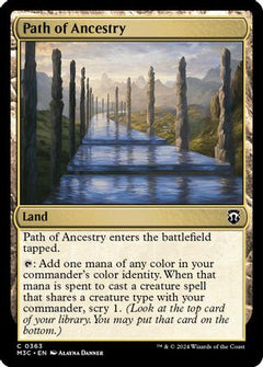 Path of Ancestry (Ripple Foil) (M3C-363) - Modern Horizons 3 Commander Foil-1