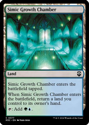 Simic Growth Chamber (Ripple Foil) [Modern Horizons 3 Commander]-1