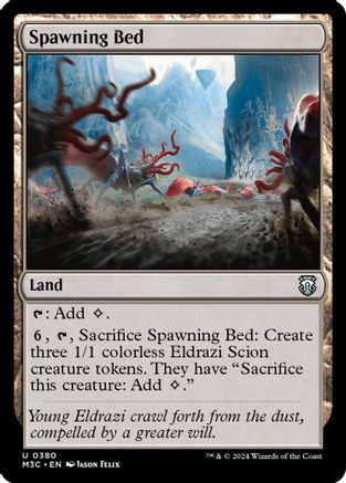 Spawning Bed (Ripple Foil) [Modern Horizons 3 Commander]-1