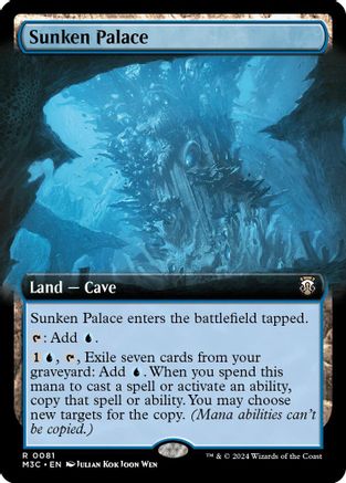 Sunken Palace (Extended Art) (Ripple Foil) [Modern Horizons 3 Commander]-1