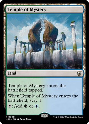 Temple of Mystery (Ripple Foil) [Modern Horizons 3 Commander]-1