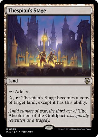 Thespian's Stage (Ripple Foil) [Modern Horizons 3 Commander]-1