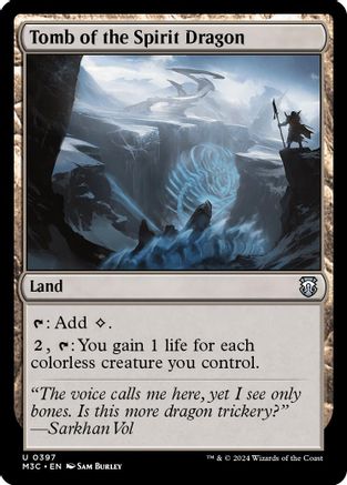 Tomb of the Spirit Dragon (Ripple Foil) [Modern Horizons 3 Commander]-1