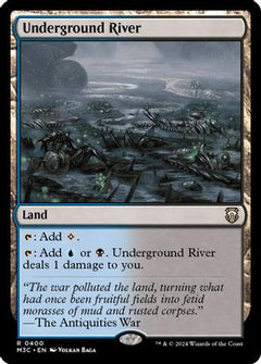 Underground River (Ripple Foil) (M3C-400) - Modern Horizons 3 Commander Foil-1