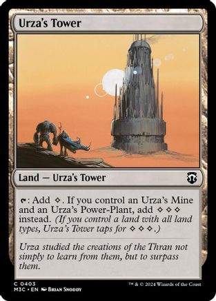Urza's Tower (Ripple Foil) (M3C-403) - Modern Horizons 3 Commander Foil-1
