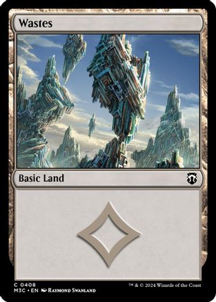 Wastes (Ripple Foil) (M3C-408) - Modern Horizons 3 Commander Foil-1