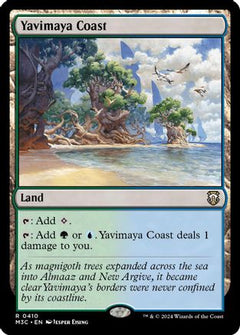 Yavimaya Coast (Ripple Foil) (M3C-410) - Modern Horizons 3 Commander Foil-1