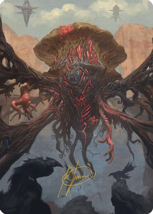 Inversion Behemoth Art Card (Gold-Stamped Signature) (ASMH3-027) - Art Series: Modern Horizons 3-1