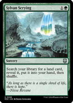 Sylvan Scrying (Ripple Foil) [Modern Horizons 3 Commander]-1