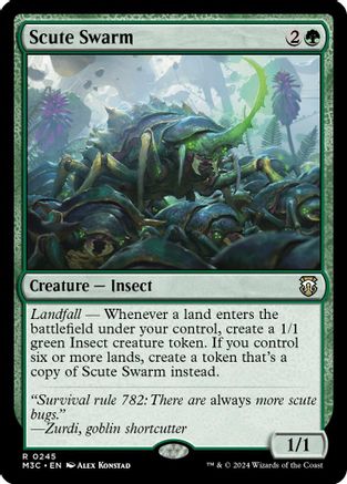 Scute Swarm (Ripple Foil) [Modern Horizons 3 Commander]-1