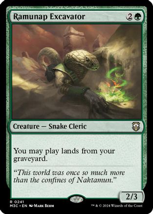 Ramunap Excavator (Ripple Foil) [Modern Horizons 3 Commander]-1