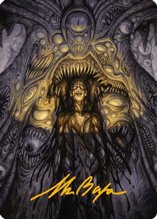 Chthonian Nightmare Art Card (Gold-Stamped Signature) (ASMH3-037) - Art Series: Modern Horizons 3-1