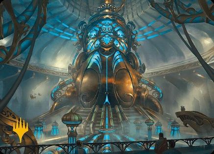 Aether Refinery Art Card (Gold-Stamped Planeswalker Symbol) (ASMH3-030) - Art Series: Modern Horizons 3-1
