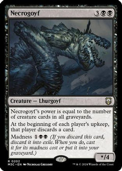 Necrogoyf (Ripple Foil) [Modern Horizons 3 Commander]-1