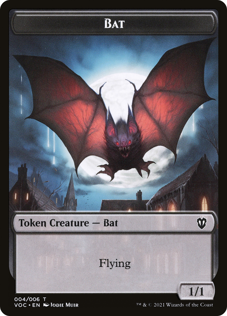 Bat (TVOC-004) - Crimson Vow Commander Tokens-1