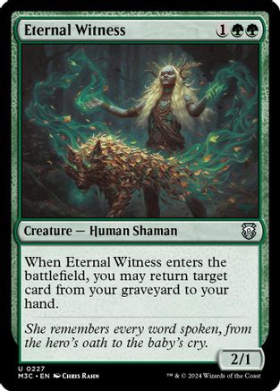 Eternal Witness (Ripple Foil) [Modern Horizons 3 Commander]-1