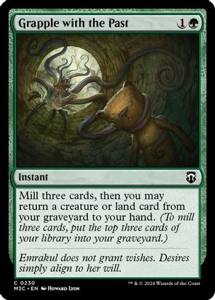 Grapple with the Past (Ripple Foil) (M3C-230) - Modern Horizons 3 Commander Foil-1