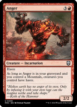 Anger (Ripple Foil) [Modern Horizons 3 Commander]-1