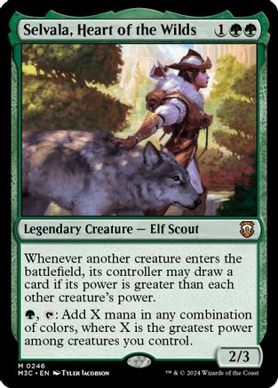 Selvala, Heart of the Wilds (Ripple Foil) [Modern Horizons 3 Commander]-1