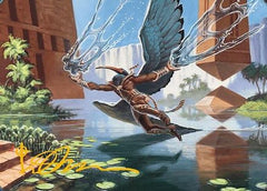 Nadu, Winged Wisdom Art Card (Gold-Stamped Signature) (ASMH3-014) - Art Series: Modern Horizons 3-1