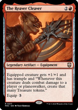 The Reaver Cleaver (Ripple Foil) [Modern Horizons 3 Commander]-1