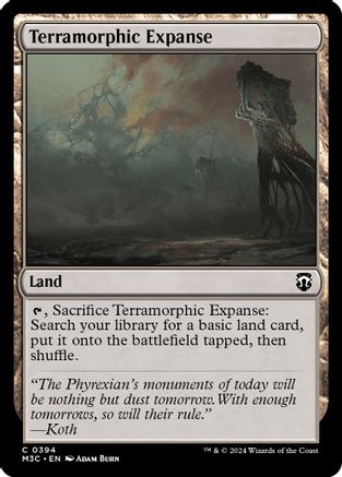 Terramorphic Expanse (Ripple Foil) [Modern Horizons 3 Commander]-1