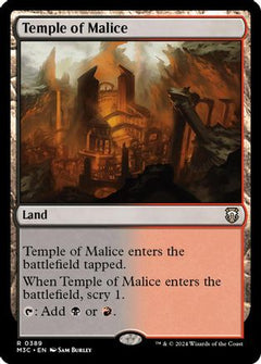 Temple of Malice (Ripple Foil) [Modern Horizons 3 Commander]-1