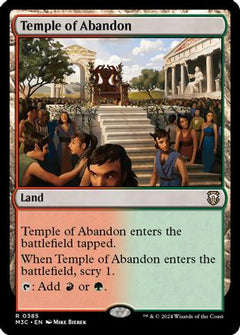 Temple of Abandon (Ripple Foil) [Modern Horizons 3 Commander]-1