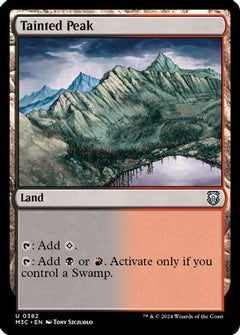 Tainted Peak (Ripple Foil) [Modern Horizons 3 Commander]-1