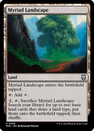 Myriad Landscape (Ripple Foil) [Modern Horizons 3 Commander]-1