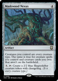 Maskwood Nexus (Ripple Foil) [Modern Horizons 3 Commander]-1