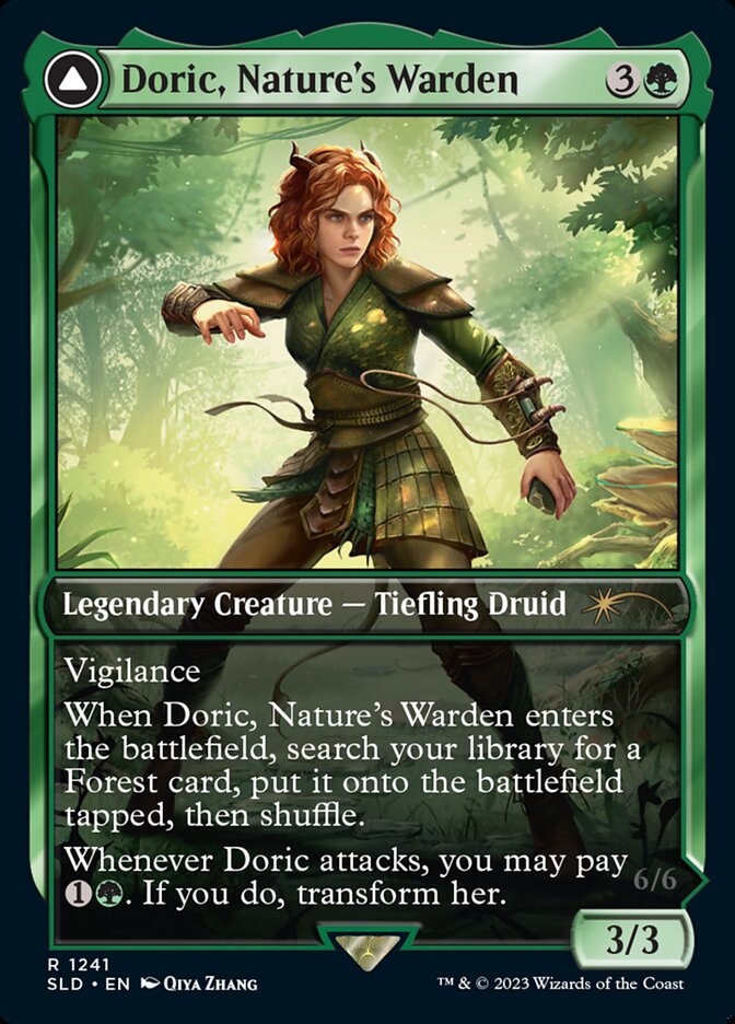 Doric, Nature's Warden // Doric, Owlbear Avenger [Secret Lair Drop Series]-1