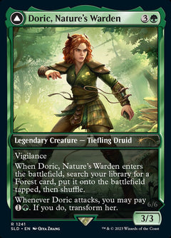 Doric, Nature's Warden // Doric, Owlbear Avenger [Secret Lair Drop Series]-1