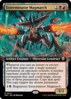 Exterminator Magmarch (Extended Art) (Ripple Foil) [Modern Horizons 3 Commander]-1