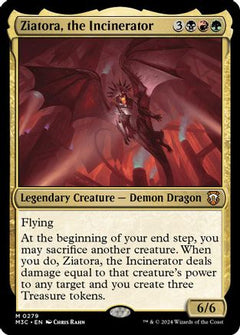 Ziatora, the Incinerator (Ripple Foil) (M3C-279) - Modern Horizons 3 Commander Foil-1