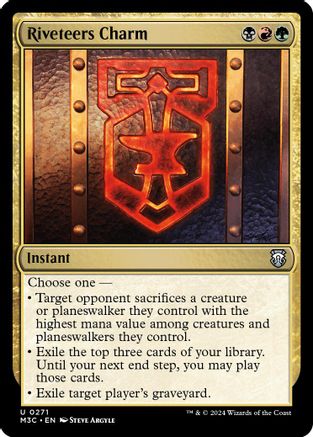 Riveteers Charm (Ripple Foil) [Modern Horizons 3 Commander]-1