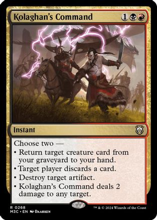 Kolaghan's Command (Ripple Foil) [Modern Horizons 3 Commander]-1