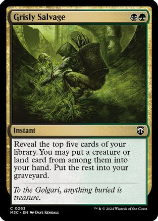 Grisly Salvage (Ripple Foil) [Modern Horizons 3 Commander]-1