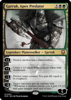 Garruk, Apex Predator (Ripple Foil) (M3C-262) - Modern Horizons 3 Commander Foil-1