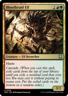 Bloodbraid Elf (Ripple Foil) [Modern Horizons 3 Commander]-1