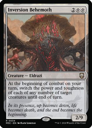 Inversion Behemoth (Ripple Foil) [Modern Horizons 3 Commander]-1