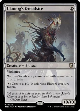Ulamog's Dreadsire (Ripple Foil) (M3C-038) - Modern Horizons 3 Commander Foil-1