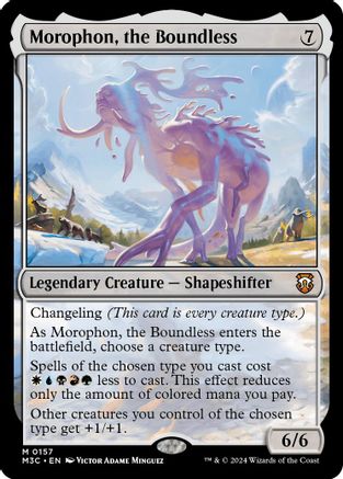 Morophon, the Boundless (Ripple Foil) (M3C-157) - Modern Horizons 3 Commander Foil-1