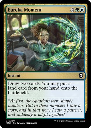 Eureka Moment (Ripple Foil) (M3C-260) - Modern Horizons 3 Commander Foil-1