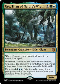 Uro, Titan of Nature's Wrath (Ripple Foil) (M3C-277) - Modern Horizons 3 Commander Foil-1