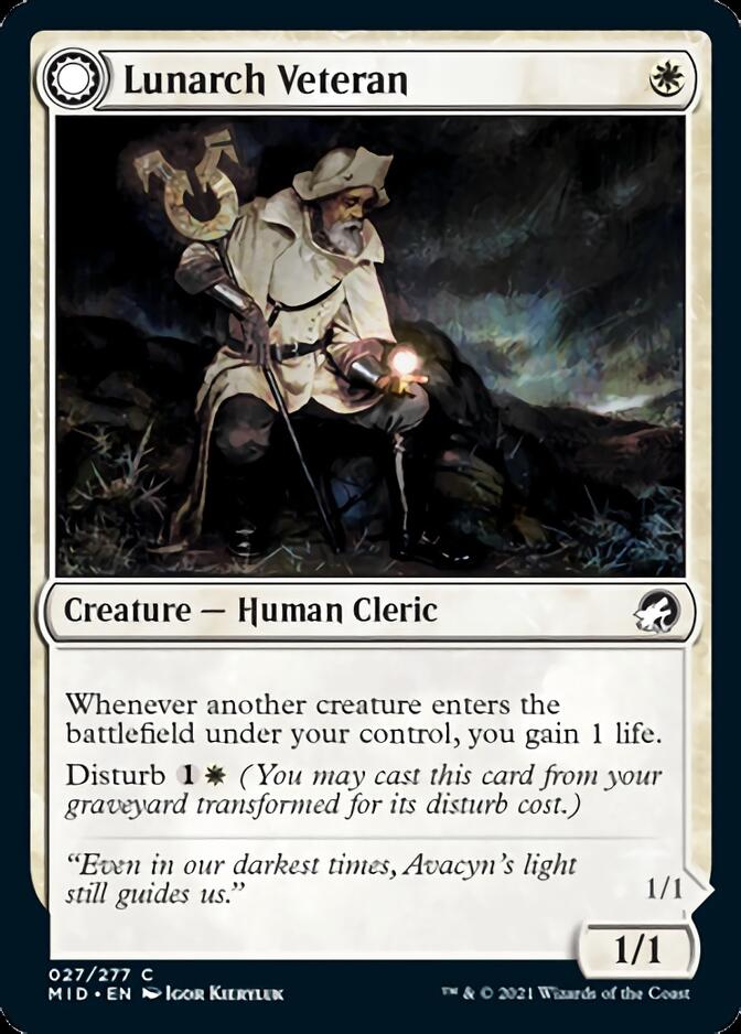 Lunarch Veteran // Luminous Phantom [Innistrad: Midnight Hunt]-1