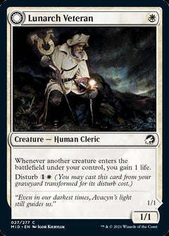 Lunarch Veteran // Luminous Phantom [Innistrad: Midnight Hunt]-1