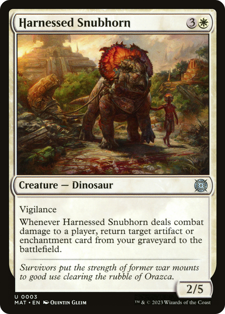 Harnessed Snubhorn [March of the Machine: The Aftermath]-1